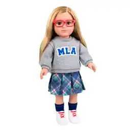 Walmart My Life As Sydney Posable 18-inch Doll, Medium Blonde Hair, Brown Eyes offer