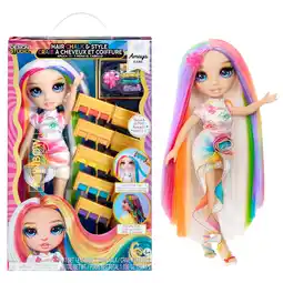 Walmart Rainbow High Hair Chalk & Style Amaya - Rainbow 11 Doll, Washable Rainbow Hair Chalk offer