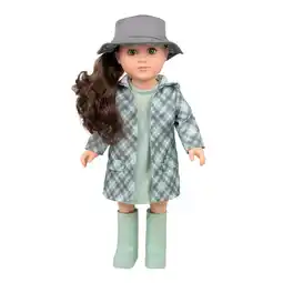 Walmart My Life As Raegan Posable 18-inch Doll, Brunette Hair, Green Eyes offer
