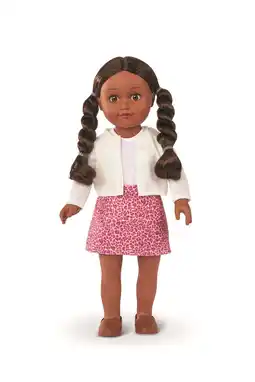 Walmart My Life As Elora Posable 18-inch Doll, Dark Brown Hair, Brown Eyes offer