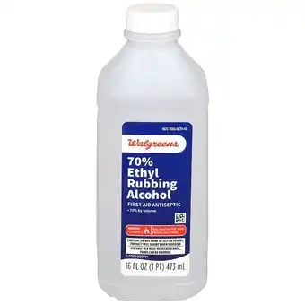 Walgreens 70% Ethyl Rubbing Alcohol offer