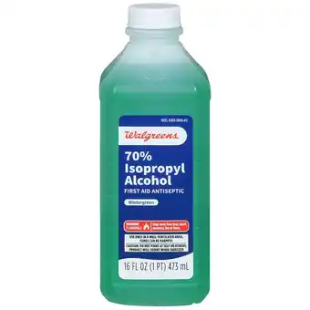 Walgreens 70% Isopropyl Alcohol with Wintergreen offer