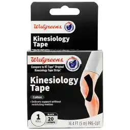 Walgreens Cotton Kinesiology Tape I Strips offer