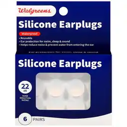Walgreens Waterproof Silicone Earplugs offer