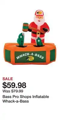 Cabela's Bass Pro Shops Inflatable Whack-a-Bass offer
