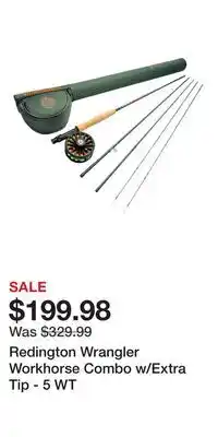 Cabela's Redington Wrangler Workhorse Combo w/Extra Tip - 5 WT offer