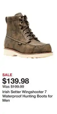 Cabela's Irish Setter Wingshooter 7 Waterproof Hunting Boots for Men offer