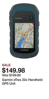 Cabela's Garmin eTrex 22x Handheld GPS Unit offer