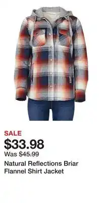 Cabela's Natural Reflections Briar Flannel Shirt Jacket offer