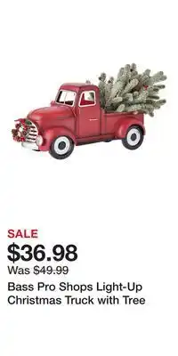 Cabela's Bass Pro Shops Light-Up Christmas Truck with Tree offer
