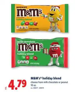 Lidl M & M's holiday blend offer