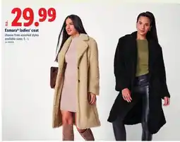 Lidl Esmara ladies' coat offer