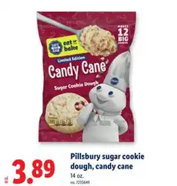 Lidl Pillsbury sugar cookie dough, candy cane offer