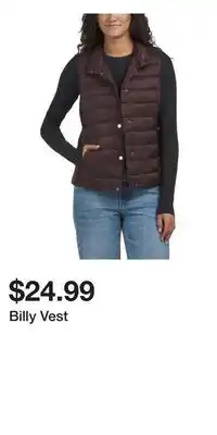 TJ Maxx Billy Vest offer