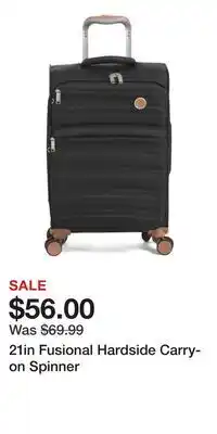 TJ Maxx 21in Fusional Hardside Carry-on Spinner offer