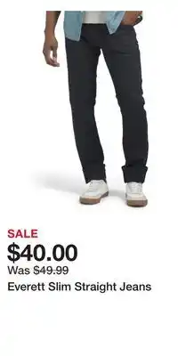 TJ Maxx Everett Slim Straight Jeans offer