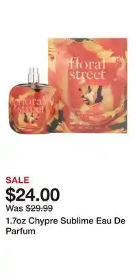 TJ Maxx 1.7oz Chypre Sublime Eau De Parfum offer