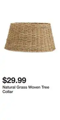 TJ Maxx Natural Grass Woven Tree Collar offer