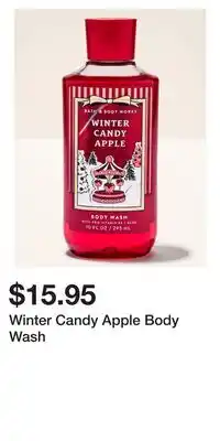 Bath & Body Works Winter Candy Apple Body Wash offer