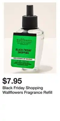 Bath & Body Works Black Friday Shopping Wallflowers Fragrance Refill offer