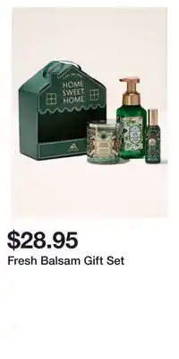 Bath & Body Works Fresh Balsam Gift Set offer