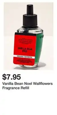 Bath & Body Works Vanilla Bean Noel Wallflowers Fragrance Refill offer