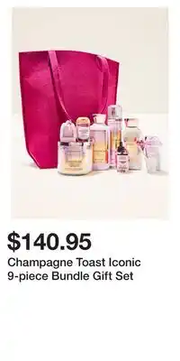 Bath & Body Works Champagne Toast Iconic 9-piece Bundle Gift Set offer