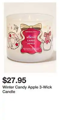 Bath & Body Works Winter Candy Apple 3-Wick Candle offer