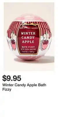 Bath & Body Works Winter Candy Apple Bath Fizzy offer