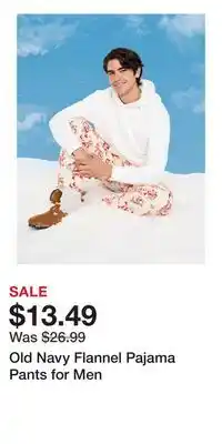 Old Navy Old Navy Flannel Pajama Pants for Men offer