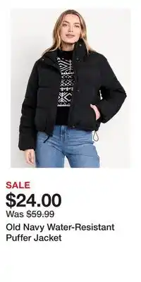 Old Navy Old Navy Water-Resistant Puffer Jacket offer