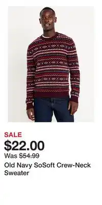 Old Navy Old Navy SoSoft Crew-Neck Sweater offer