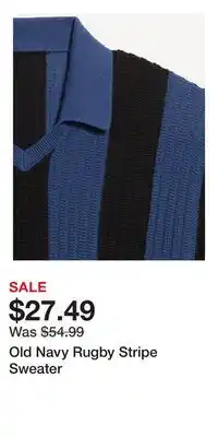 Old Navy Old Navy Rugby Stripe Sweater offer