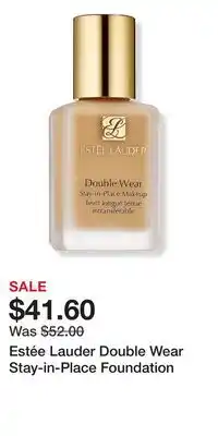 Ulta Beauty Estée Lauder Double Wear Stay-in-Place Foundation offer