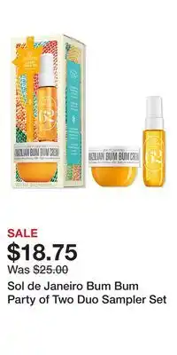 Ulta Beauty Sol de Janeiro Bum Bum Party of Two Duo Sampler Set offer