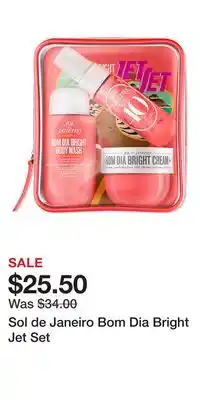 Ulta Beauty Sol de Janeiro Bom Dia Bright Jet Set offer