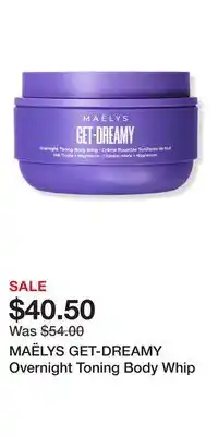 Ulta Beauty MAËLYS GET-DREAMY Overnight Toning Body Whip offer