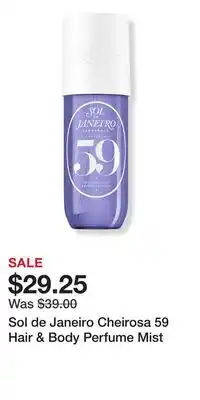 Ulta Beauty Sol de Janeiro Cheirosa 59 Hair & Body Perfume Mist offer