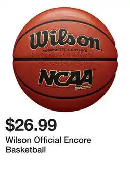 Dick's Sporting Goods Wilson Official Encore Basketball offer