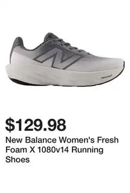 Dick's Sporting Goods New Balance Women's Fresh Foam X 1080v14 Running Shoes offer
