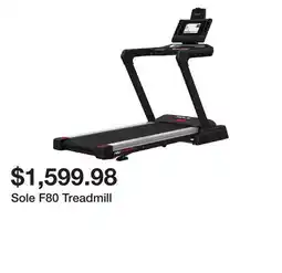 Dick's Sporting Goods Sole F80 Treadmill offer