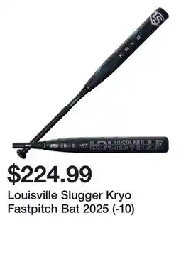 Dick's Sporting Goods Louisville Slugger Kryo Fastpitch Bat 2025 (-10) offer