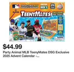 Dick's Sporting Goods Party Animal MLB TeenyMates DSG Exclusive 2025 Advent Calendar - Rare Figures offer