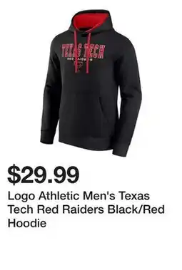Dick's Sporting Goods Logo Athletic Men's Texas Tech Red Raiders Black/Red Hoodie offer