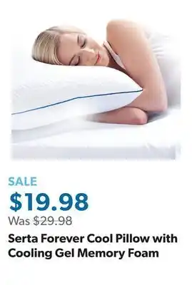 Sam's Club Serta Forever Cool Pillow with Cooling Gel Memory Foam offer