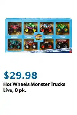 Sam's Club Hot Wheels Monster Trucks Live, 8 pk offer