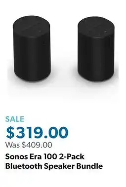 Sam's Club Sonos Era 100 2-Pack Bluetooth Speaker Bundle offer
