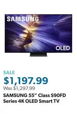 Sam's Club SAMSUNG 55 Class S90FD Series 4K OLED Smart TV offer