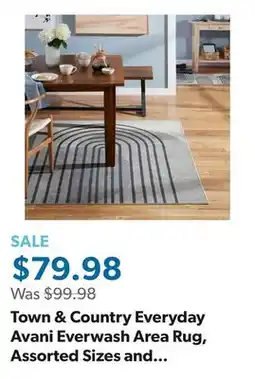 Sam's Club Town & Country Everyday Avani Everwash Area Rug, Assorted Sizes and Colors offer