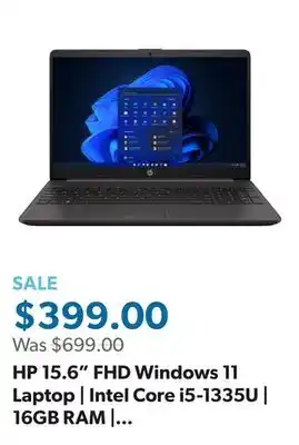 Sam's Club HP 15.6 FHD Windows 11 Laptop | Intel Core i5-1335U | 16GB RAM | 512GB SSD offer